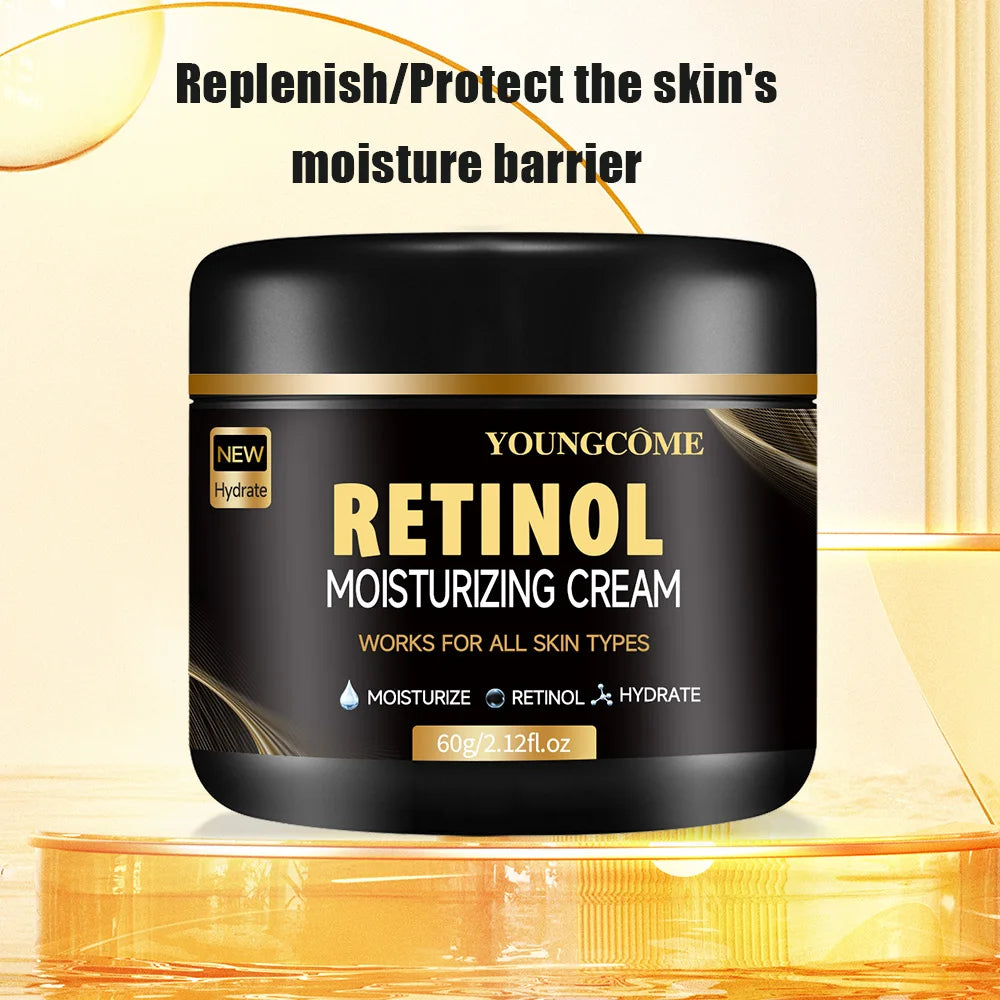 Men's Retinol Face Moisturizer Moisturizing Retinol Cream Anti-Wrinkle Aging Moisturizing Shrink Pores Whitening Smooth Retinol