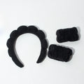 3PCS Stylish Washing Headband Set Wristbands Scrunchies Spa Bubble Headband for Washing Face Makeup Shower Skincare