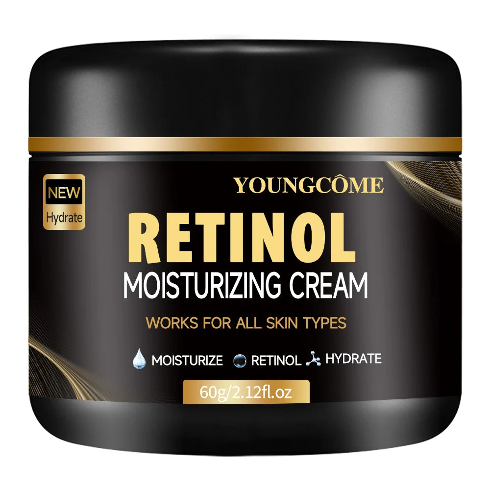 Men's Retinol Face Moisturizer Moisturizing Retinol Cream Anti-Wrinkle Aging Moisturizing Shrink Pores Whitening Smooth Retinol