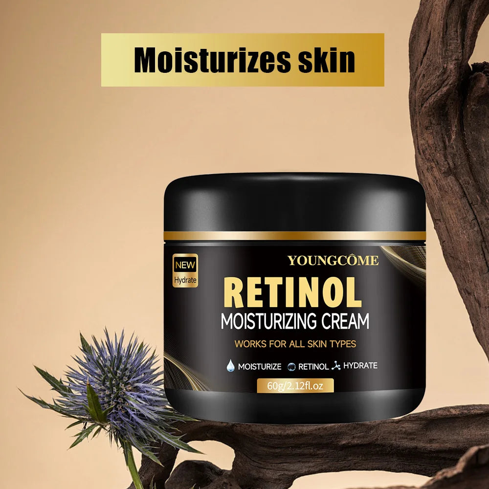 Men's Retinol Face Moisturizer Moisturizing Retinol Cream Anti-Wrinkle Aging Moisturizing Shrink Pores Whitening Smooth Retinol